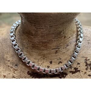 Tiffany & Co. Sterling Silver Linked Venetian Bracelet